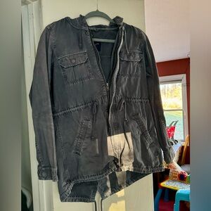 American Eagle Navy Blue Women’s Cargo Jacket